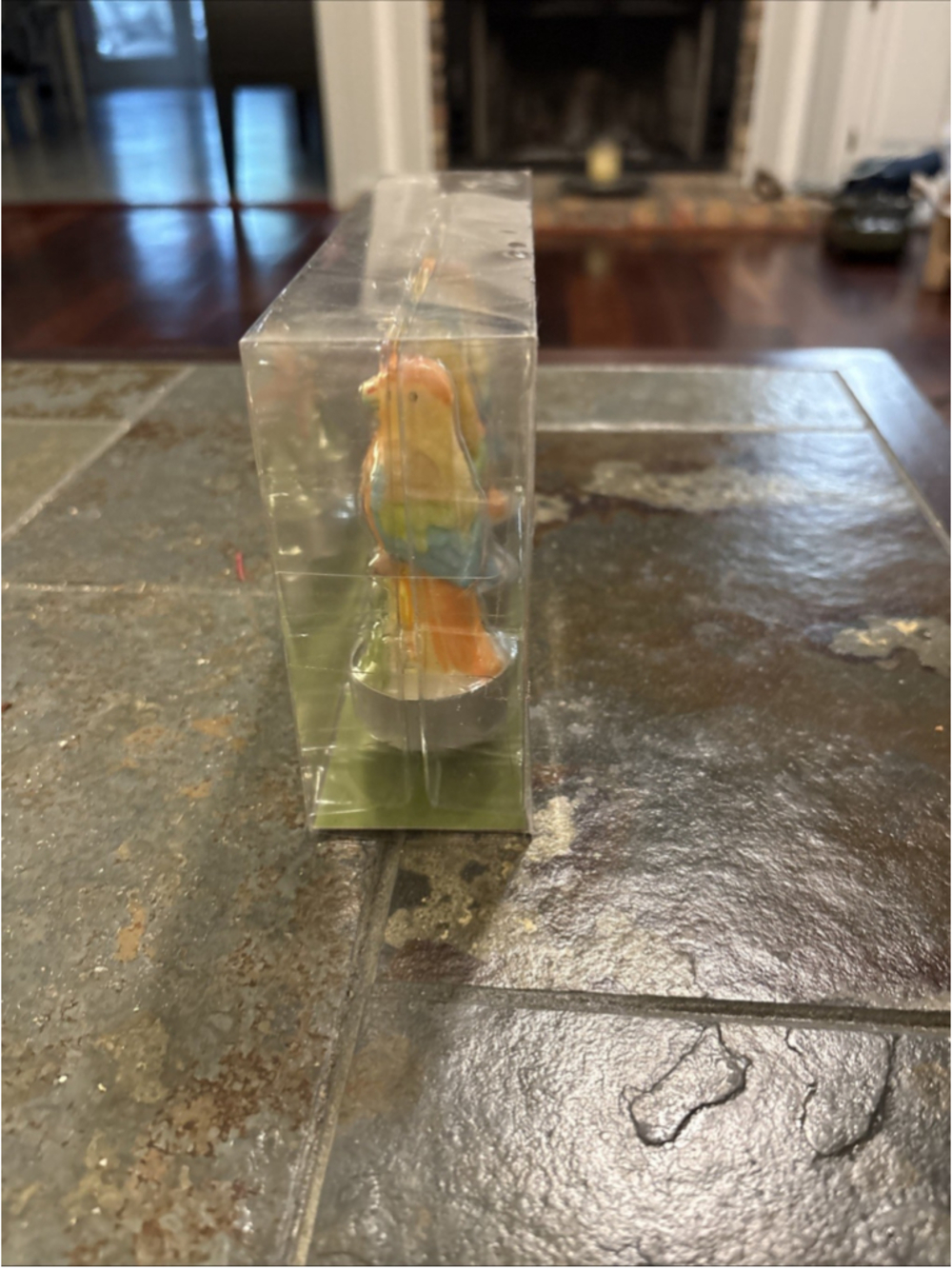 Small Colorful Parrot Tea Light Candles 4 New - Picture 7 of 7